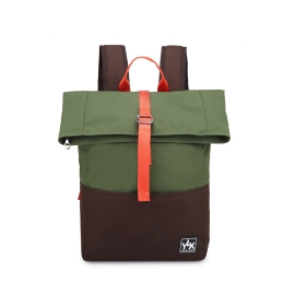 YLX Original Backpack | Army Green &amp; Dark Brown
