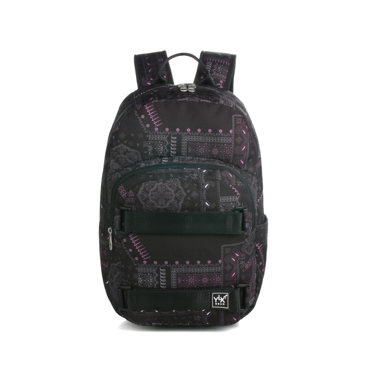 YLX Aster Backpack | Black Geo Paisley