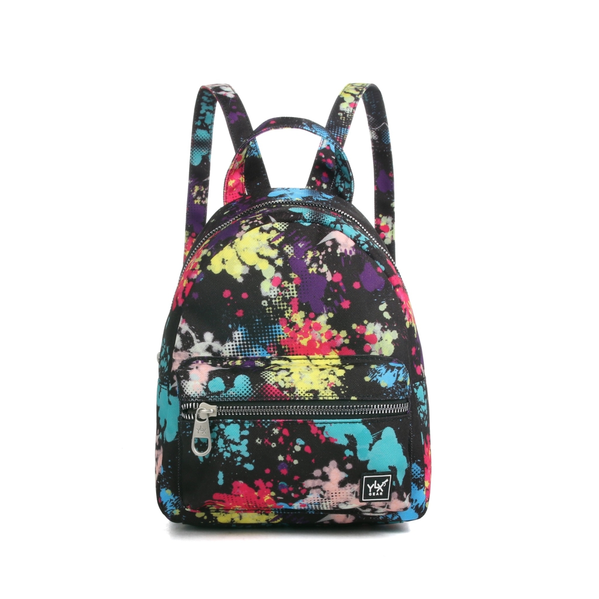 YLX Mini Backpack | Black Paint Splatter