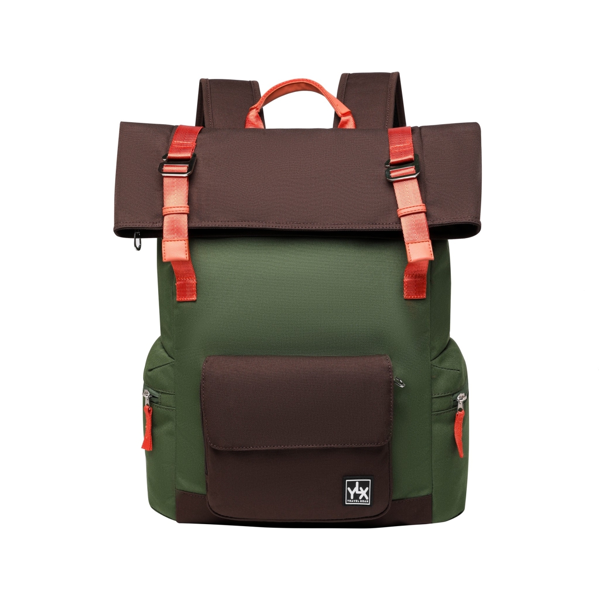 YLX Original Backpack 2.0 | Army Green & Dark Brown