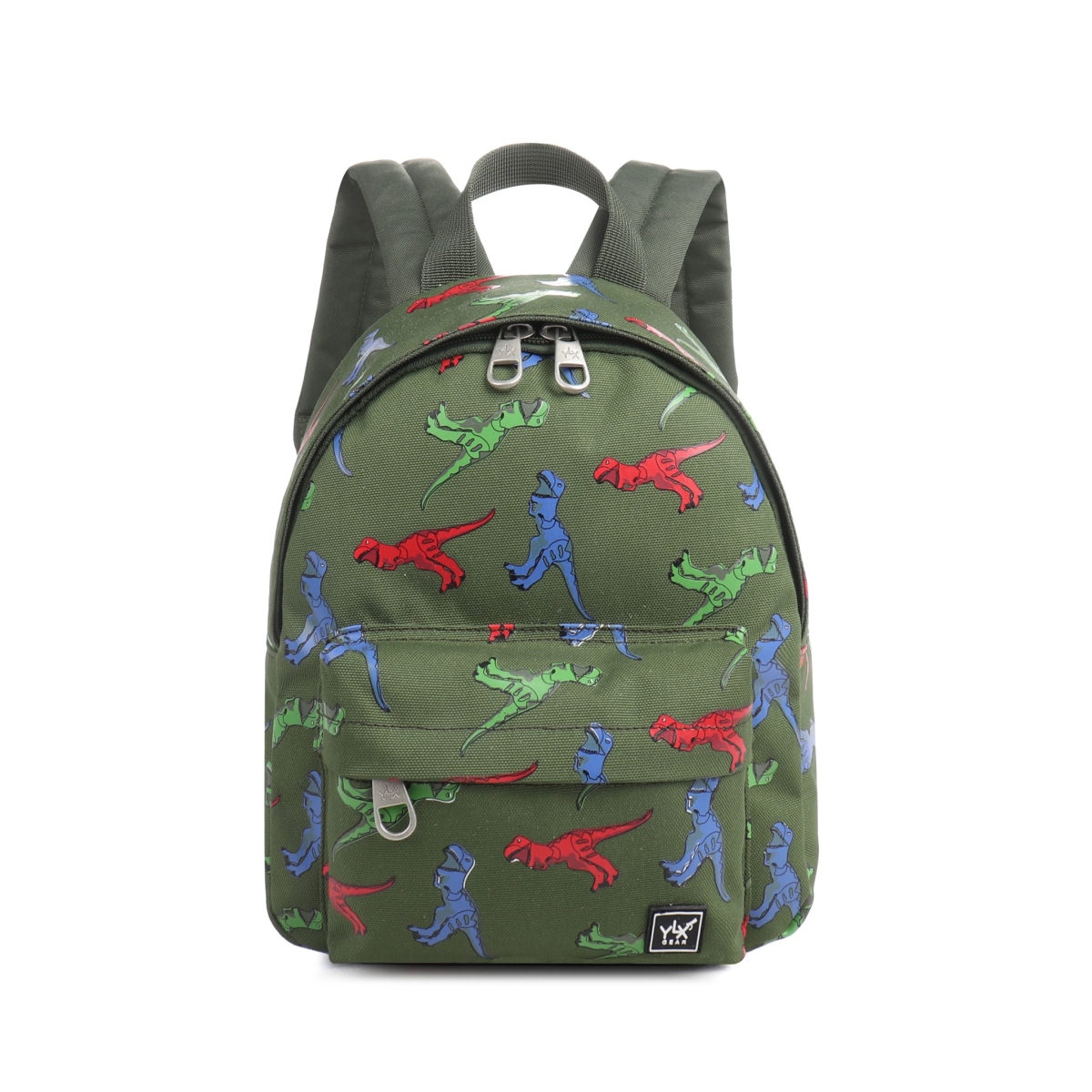 YLX Hemlock Backpack (S) | Kids | Army Green & dinosaurs