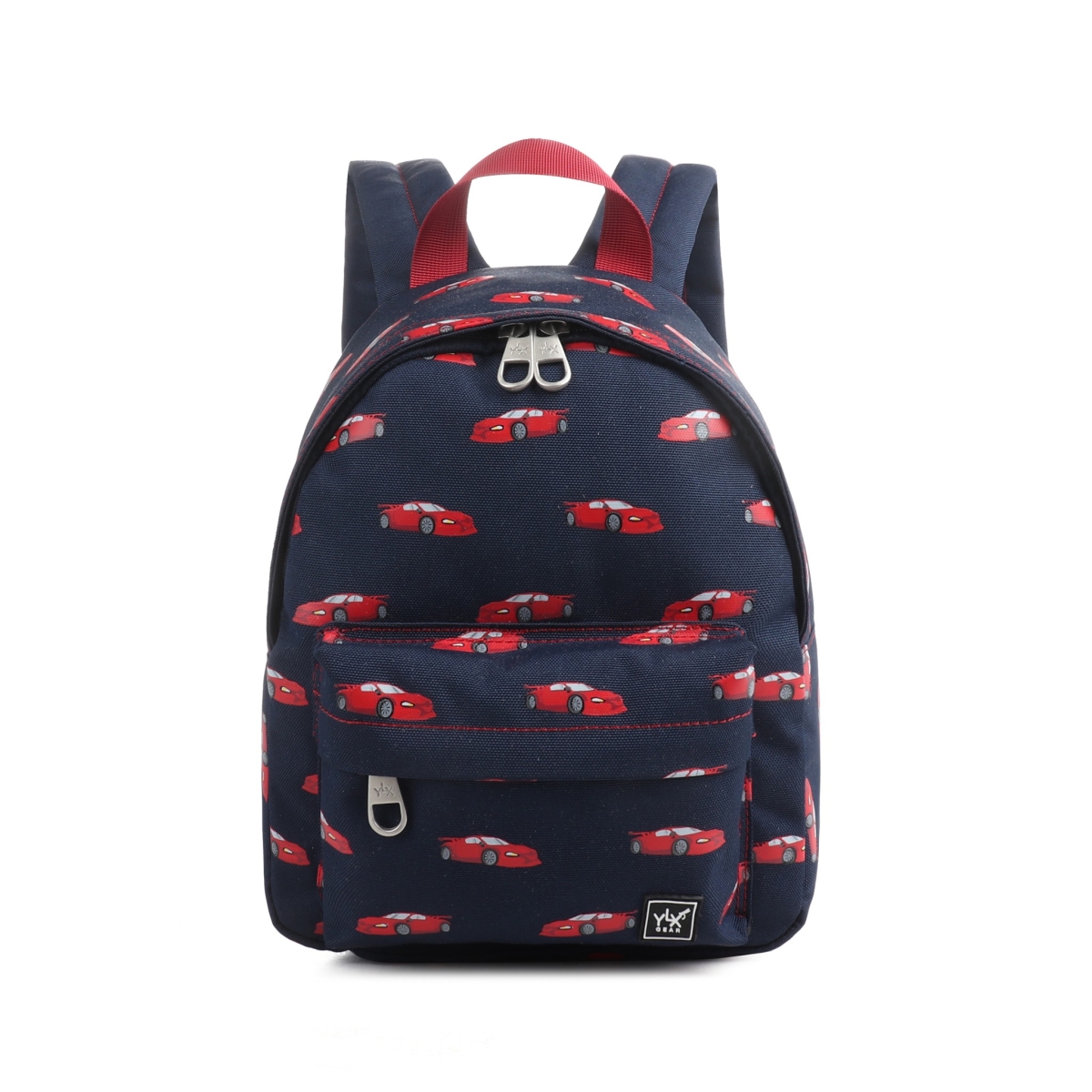 YLX Hemlock Backpack (S) | Kids | Navy Blue & Red Cars