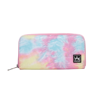 YLX Koa wallet | Tie Dye Orchid Pink