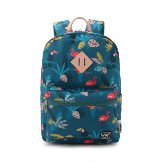 YLX Oriole Backpack | Kids | Deep Lake & Tropical Birds