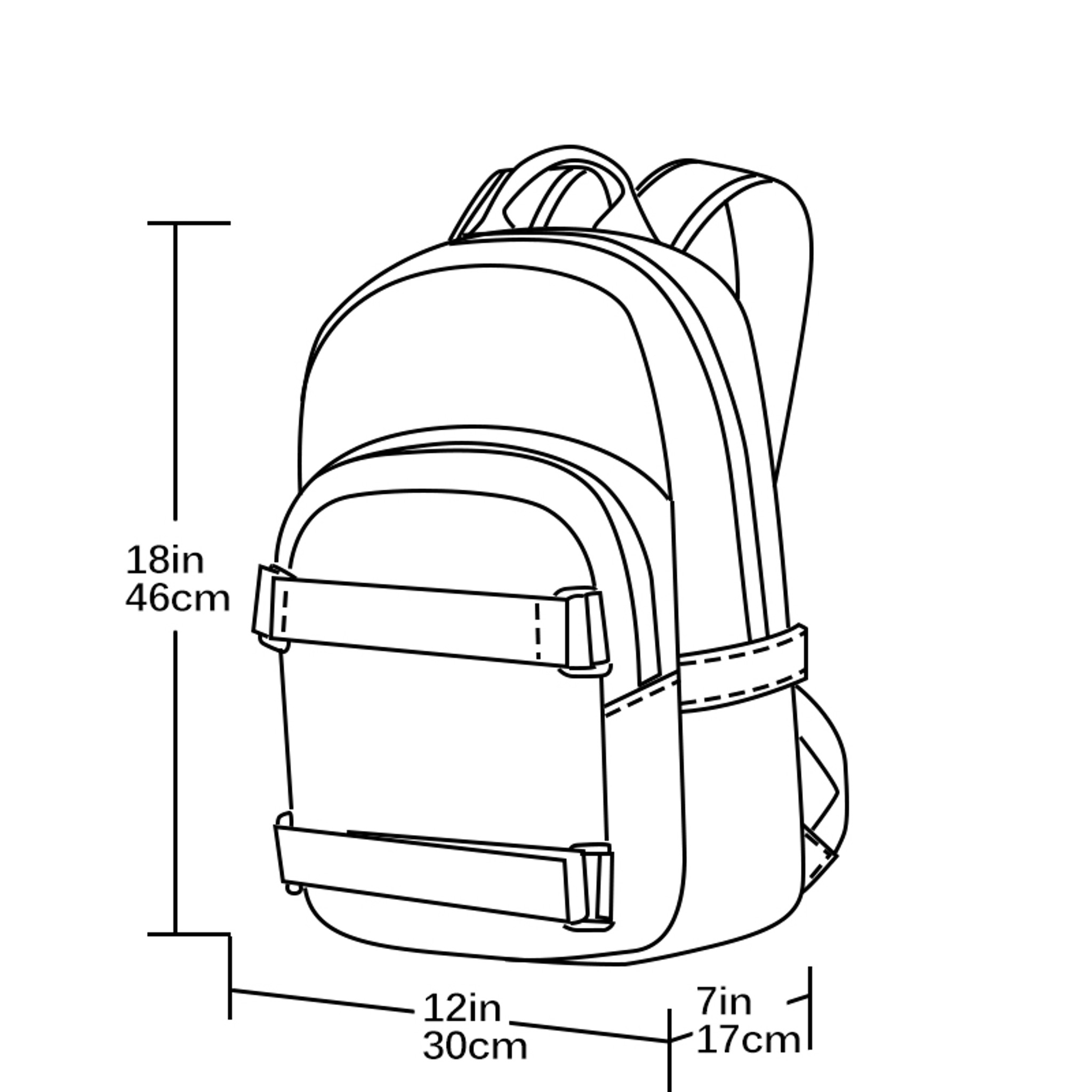 YLX Aster Backpack Dimensions